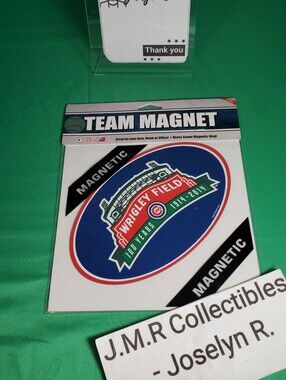 MLB made in the u.s.a chicago cubs wrigley field 100 years 8" magnet